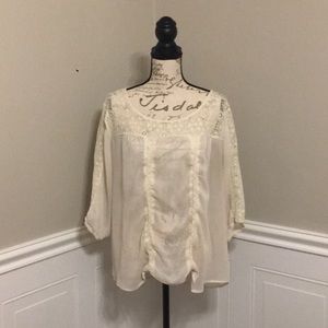 Massimo Supply Company Sheer Blouse
